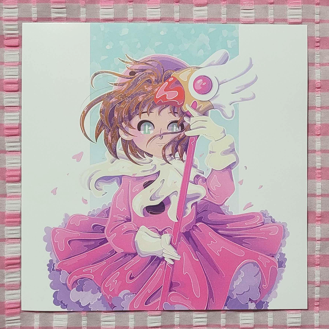 CardCaptor Sakura Square Art Print