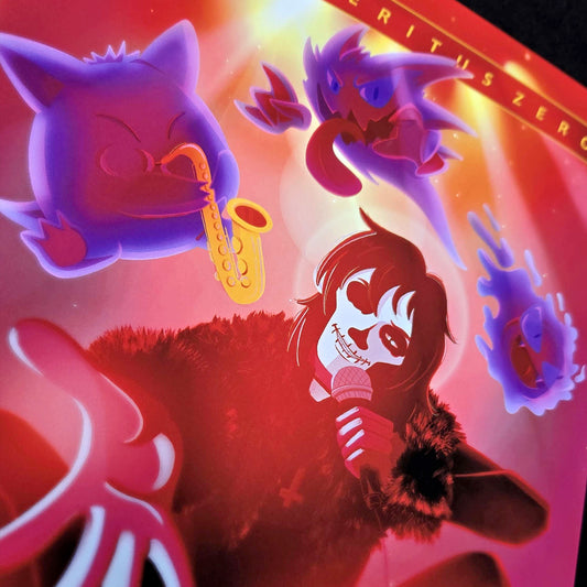 Gym Leader Papa Emeritus Zero Ghost Art Print