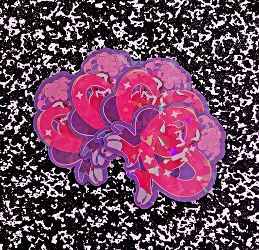 Licker Holographic Vinyl Sticker