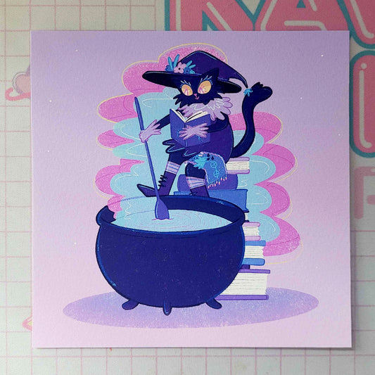 Maggie's Potion Brew Art Print