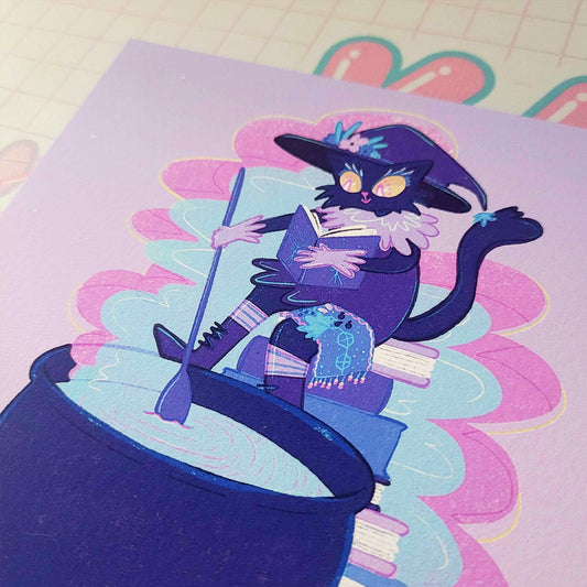 Maggie's Potion Brew Art Print