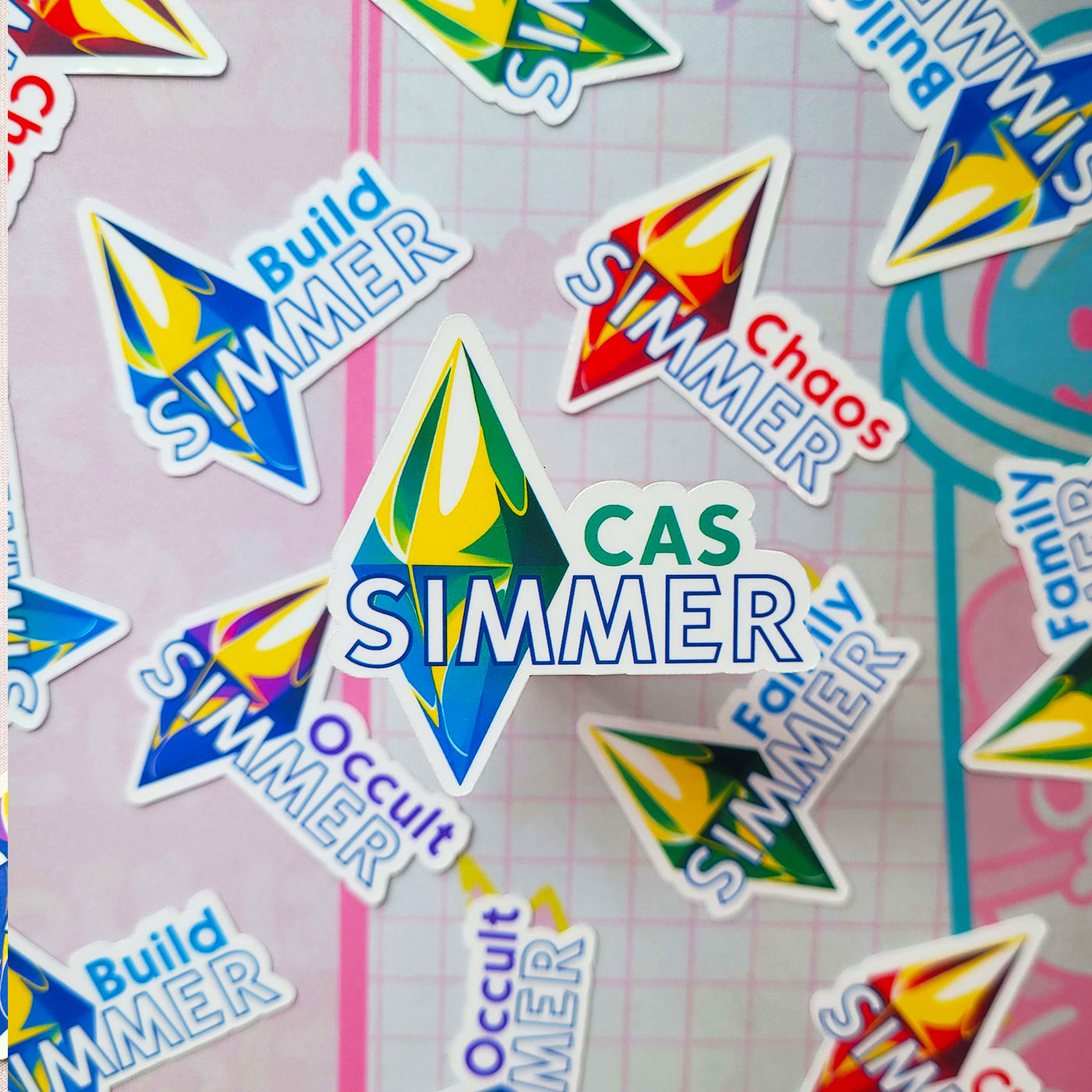 The Sims - Simmer Vinyl Sticker