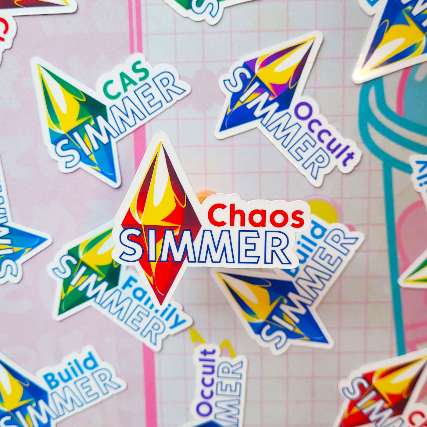 The Sims - Simmer Vinyl Sticker