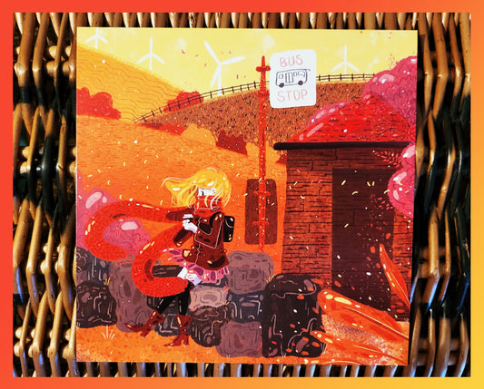 Autumn Coffee Print