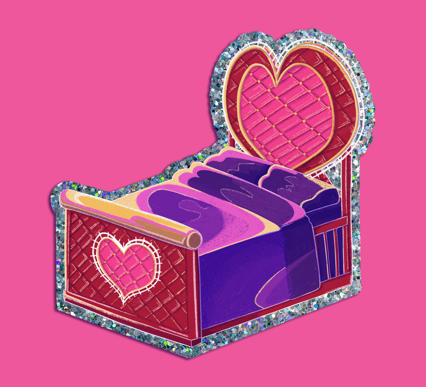 Sims Woohoo Glitter Vinyl Stickers