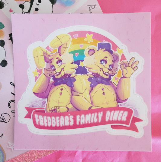 Fredbear's Family Diner Vinyl Sticker