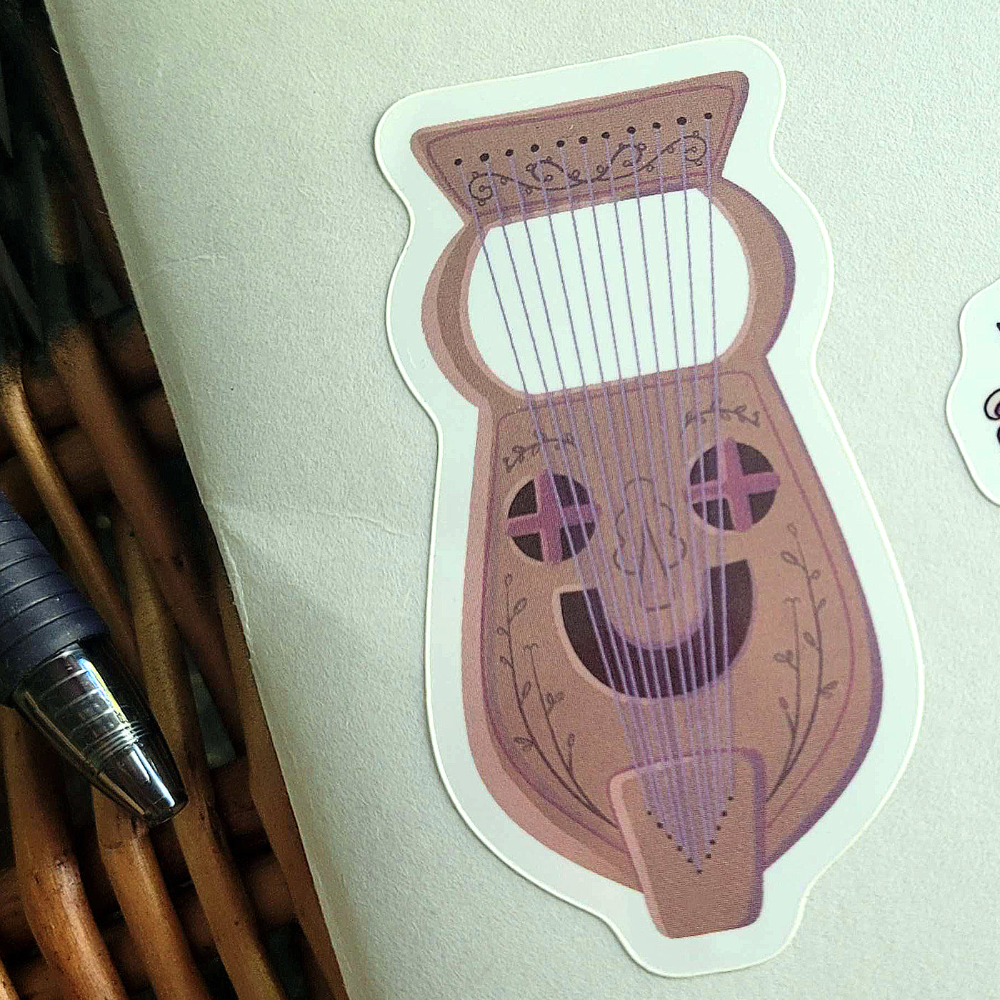 Happy Lyre D&D Bard Sticker