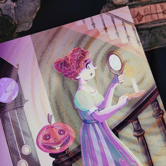 Edwardian Halloween Art Print