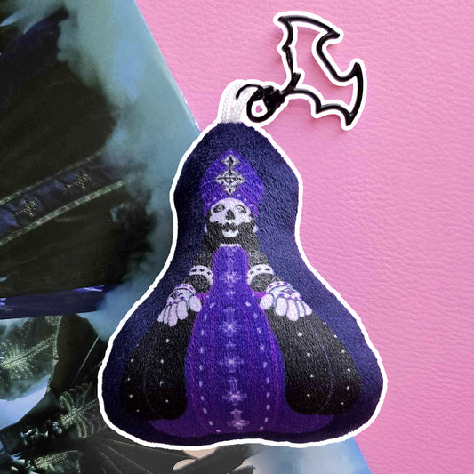 Papa Perpetua's "Love Rocket" Ghost Plush Keychain