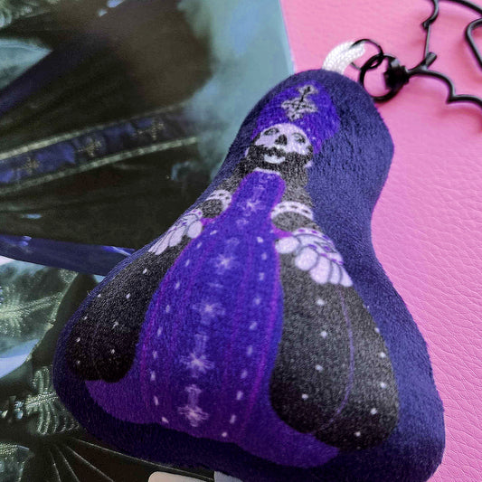 Papa Perpetua's "Love Rocket" Ghost Plush Keychain