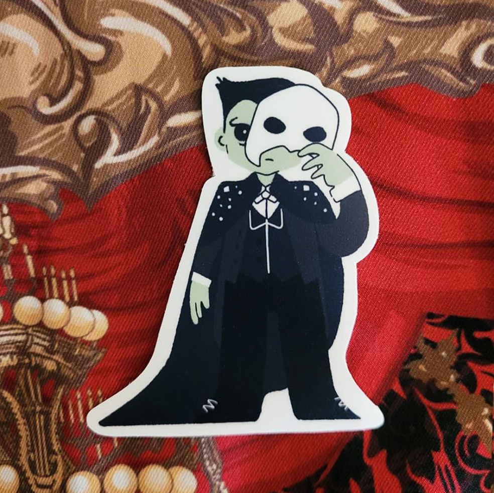 Phantom of the Opera Vinyl Stickers