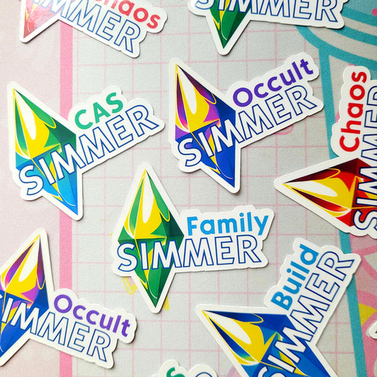 The Sims - Simmer Vinyl Sticker